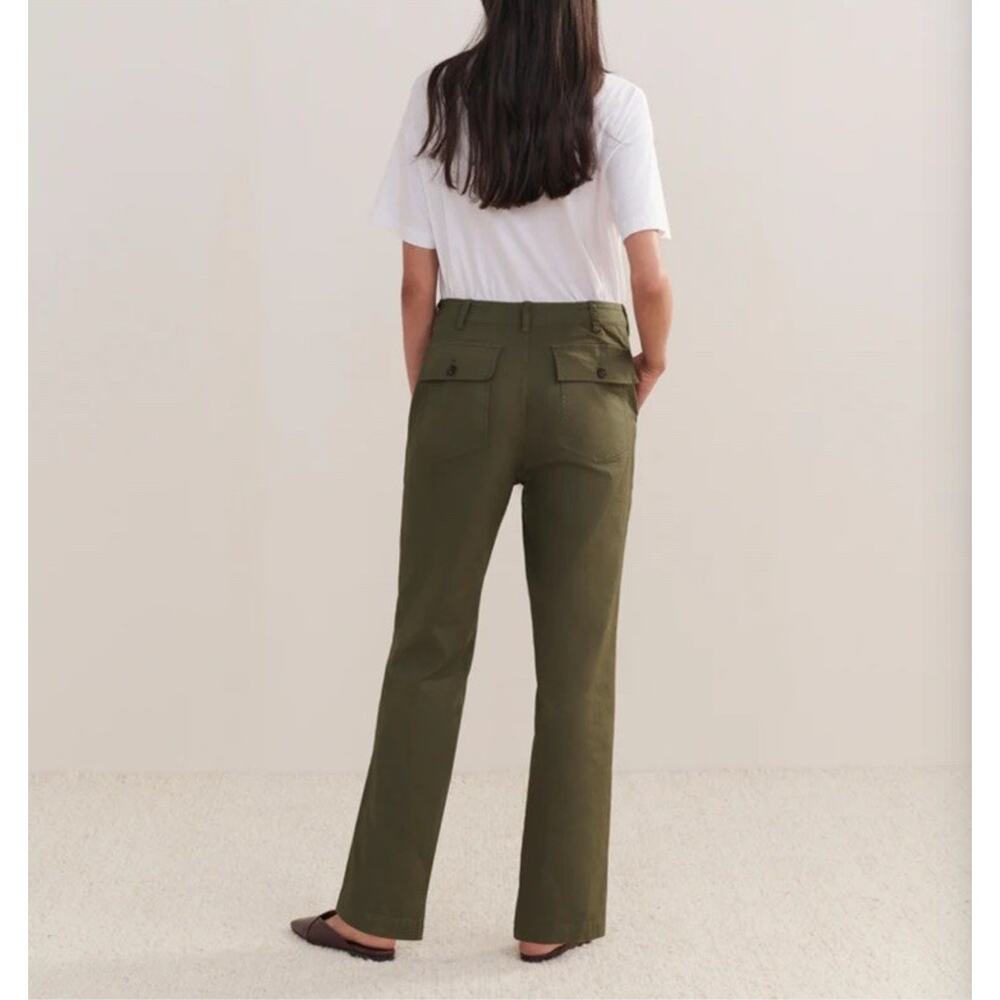 Jenni Kayne Sz 4 Relaxed Army Pant Olive NWT - Picture 2 of 5
